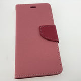 Leather Wallet Case - Samsung Galaxy S4 - S6